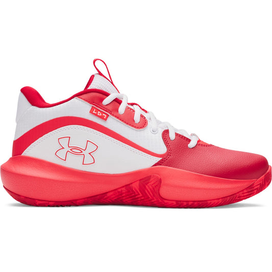 Under Armour Lockdown 7 – Röd/Vit basketsko