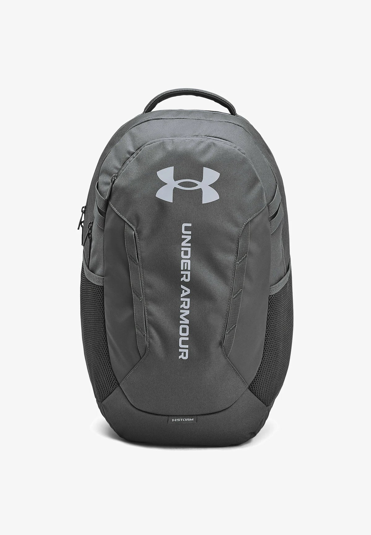 UA Hustle 6.0 Backpack – Castlerock / Steel – grå
